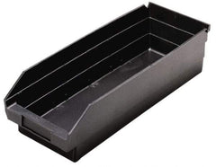 Quantum Storage - 17-7/8" Deep, Black Polypropylene Hopper Shelf Bin - 4" High x 6-5/8" Wide x 17-7/8" Long - A1 Tooling