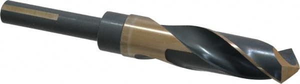 Triumph Twist Drill - 57/64" Drill, 118° Point, High Speed Steel Silver Deming & Reduced Shank Drill Bit - A1 Tooling