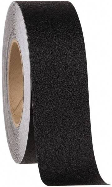 NMC - Black Solid Color Anti-Slip Vinyl Tape - 6" Wide x 60' Long x 0.02" Thick, General Traffic - A1 Tooling