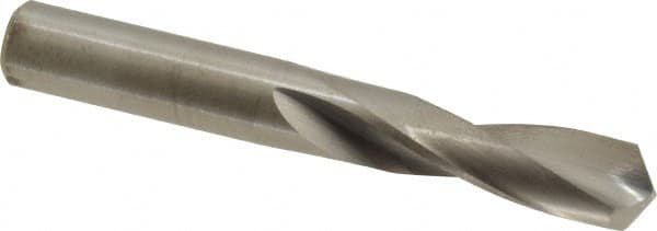 M.A. Ford - 21/64" 118° Spiral Flute Solid Carbide Screw Machine Drill Bit - Bright Finish, Right Hand Cut, 1-1/4" Flute Length, 2-1/2" OAL, Faceted Point, Straight Shank - A1 Tooling