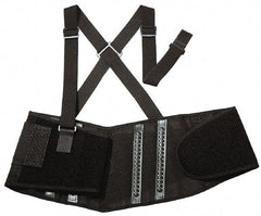 Ergodyne - Size 2XL, Spandex Belt with Adjustable Shoulder Straps - 42 to 46" Waist, Detachable Strap, Black - A1 Tooling