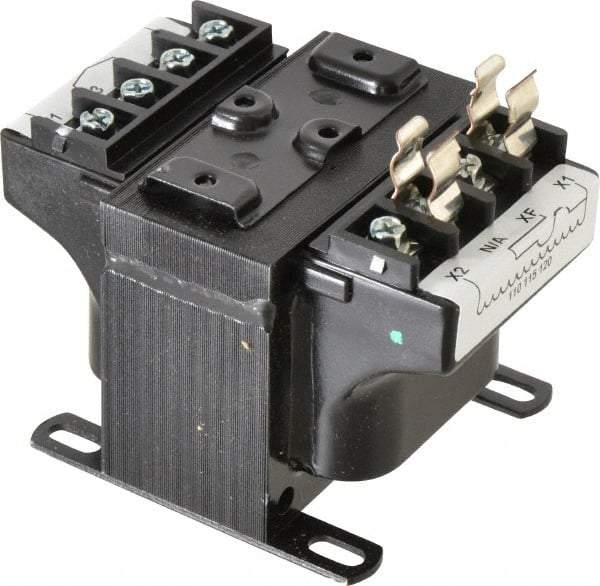 Eaton Cutler-Hammer - 1 Phase, 0.08 kVA, Control Transformer - 2 Input, 1 Output Winding, 50/60 Hz, 3-1/2 Inch Deep x 2-9/16 Inch High, 131°F Temp Rise - A1 Tooling