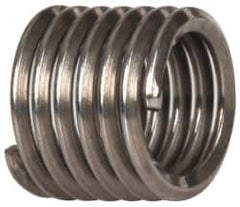 Heli-Coil - #10-32 UNF, 0.285" OAL, Free Running Helical Insert - 6-7/8 Free Coils, Tangless, 304 Stainless Steel, Bright Finish, 1-1/2D Insert Length - Exact Industrial Supply