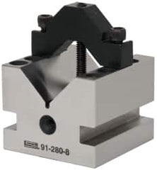 SPI - 1-3/8" Max Capacity, 90° Angle, Hardened Steel V-Block - 2-1/2" Long x 2-1/2" Wide x 2" High, Sold as Individual - A1 Tooling