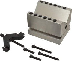 SPI - 2-3/8" Max Capacity, 90° Angle, Hardened Steel V-Block - 3" Long x 4" Wide x 3" High, Sold as Individual - A1 Tooling