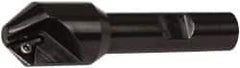 Kennametal - 0.83" Max Cut Diam, 0.27" Min Cut Diam, 7.62mm Max Depth of Cut, Indexable Chamfer and Angle End Mill - 1 Insert, TPGM 2151 Insert Style, 3" Overall Length, Straight Shank - A1 Tooling