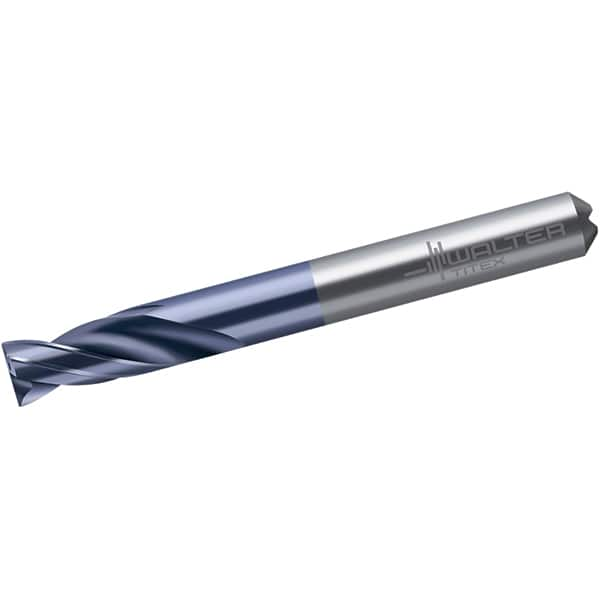 Walter-Titex - 1/8" 180° Spiral Flute Solid Carbide Screw Machine Drill Bit - A1 Tooling