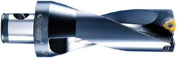 Komet - 6" Max Drill Depth, 3xD, 2" Diam, Indexable Insert Drill - 2 Inserts, ABS 63 Modular Connection Shank - A1 Tooling