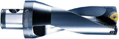 Komet - 162mm Max Drill Depth, 3xD, 54mm Diam, Indexable Insert Drill - 2 Inserts, ABS 63 Modular Connection Shank - A1 Tooling