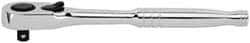 Stanley - 1/4" Drive Pear Head Ratchet - Chrome Finish, 8" OAL - A1 Tooling