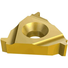 Iscar - 22IL Internal Left Hand Trapez Laydown Threading Insert - Grade IC908, TiAlN Coated Carbide, 12.7mm Inscribed Circle - A1 Tooling