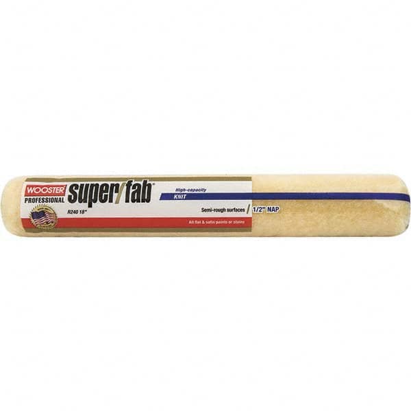 Wooster Brush - 1/2" Nap, 18" Wide Paint Roller - Semi-Rough Texture, Synthetic Knit - A1 Tooling