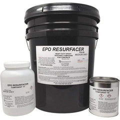 Made in USA - 50 Lb Concrete Repair/Resurfacing - Medium Gray, 25 Sq Ft Coverage, Epoxy Resin - A1 Tooling