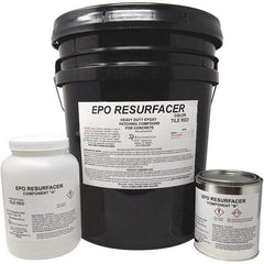 Made in USA - 50 Lb Concrete Repair/Resurfacing - Tile Red, 25 Sq Ft Coverage, Epoxy Resin - A1 Tooling