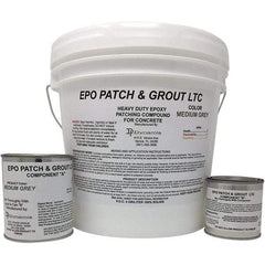 Made in USA - 2 Gal Concrete Repair/Resurfacing - Medium Gray, 25 Sq Ft Coverage, Epoxy Resin - A1 Tooling