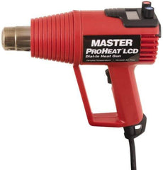 Master Appliance - 130 to 1,000°F Heat Setting, 4 to 16 CFM Air Flow, Heat Gun - 120 Volts, 11 Amps, 1,300 Watts, 6' Cord Length - A1 Tooling