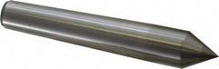 Made in USA - Carbide-Tipped Alloy Steel Standard Point Solid Dead Center - Jarno 8 Taper, 6" OAL - A1 Tooling