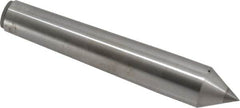 Made in USA - Carbide-Tipped Alloy Steel Standard Point Solid Dead Center - Jarno 10 Taper, 7-1/2" OAL - A1 Tooling