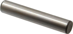 Made in USA - 5/8" Diam x 3-1/2" Pin Length Grade 8 Alloy Steel Standard Dowel Pin - Bright Finish, C 47-58 & C 60 (Surface) Hardness, 46,000 Lb (Single Shear), 92,000 Lb (Double Shear) Breaking Strength, 1 Beveled & 1 Rounded End - A1 Tooling