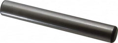 Made in USA - 5/8" Diam x 4-1/2" Pin Length Grade 8 Alloy Steel Standard Dowel Pin - Bright Finish, C 47-58 & C 60 (Surface) Hardness, 46,000 Lb (Single Shear), 92,000 Lb (Double Shear) Breaking Strength, 1 Beveled & 1 Rounded End - A1 Tooling