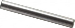 Made in USA - 3/4" Diam x 6" Pin Length Grade 8 Alloy Steel Standard Dowel Pin - Bright Finish, C 47-58 & C 60 (Surface) Hardness, 132,400 Lb (Double Shear), 66,200 Lb (Single Shear) Breaking Strength, 1 Beveled & 1 Rounded End - A1 Tooling