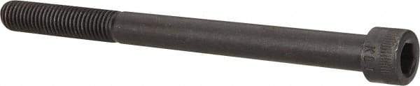 Made in USA - 1/2-13 UNC Hex Socket Drive, Socket Cap Screw - Alloy Steel, Black Oxide Finish, Partially Threaded, 6-1/2" Length Under Head - A1 Tooling