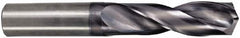 M.A. Ford - 15/64" 142° Spiral Flute Solid Carbide Screw Machine Drill Bit - ALtima Finish, Right Hand Cut, 1-1/8" Flute Length, 3" OAL, Straight Shank - A1 Tooling