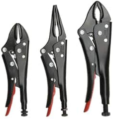 Proto - 3 Piece Locking Plier Set - Comes in Pouch - A1 Tooling