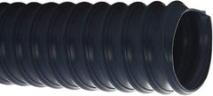 Flexaust - 10" ID, 3 Hg Vac Rating, 8 psi, PVC Vacuum & Duct Hose - 50' Long, Blue, 9.92" Bend Radius, 20 to 160°F - A1 Tooling