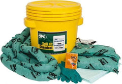 Brady SPC Sorbents - 15 Gal Capacity Hazardous Materials Spill Kit - 20 Gal Polyethylene Lab Pack - A1 Tooling