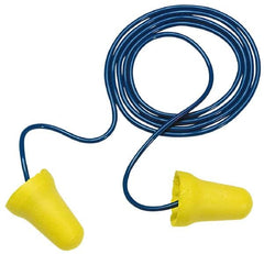 3M - Disposable, Corded, 28 dB, Taper Flare Earplugs - Yellow, 200 Pairs - A1 Tooling