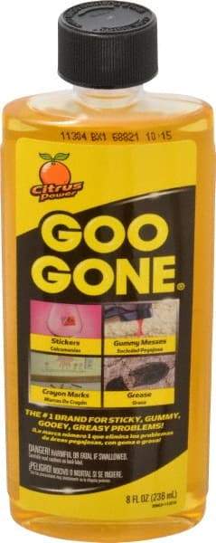 Value Collection - 8 oz Bottle Adhesive Remover - Removes Crayon, Grease, Gum, Stickers, Tape & Tar - A1 Tooling