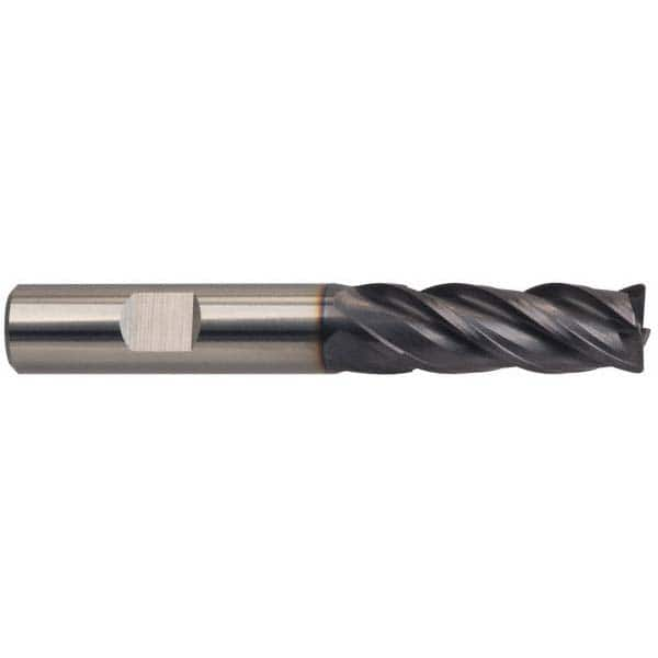 Guhring - 1" Diam 4 Flute Solid Carbide 0.09" Corner Radius End Mill - A1 Tooling