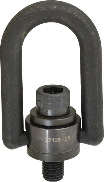 American Drill Bushing - 2,200 kgs. Load Capacity, 88.9 mm Wide x 134.9 mm High x 58.7 mm Opening, Extra Duty Center Pull Hoist Ring - Exact Industrial Supply