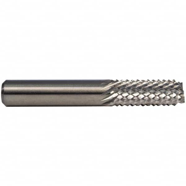 M.A. Ford - 0.8mm Diam, End Mill End, Solid Carbide Diamond Pattern Router Bit - 1-1/2" OAL - A1 Tooling