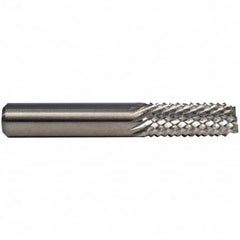 M.A. Ford - 0.8mm Diam, End Mill End, Solid Carbide Diamond Pattern Router Bit - 1-1/2" OAL - A1 Tooling