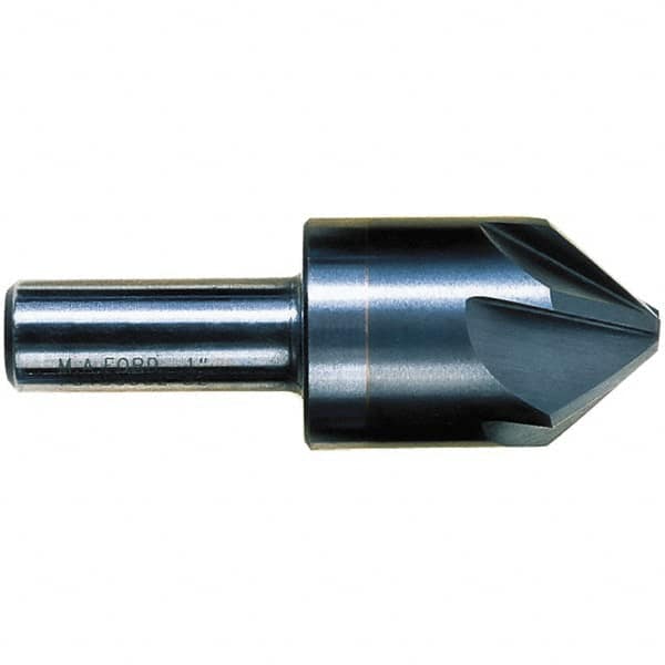 M.A. Ford - 3/8" Head Diam, 1/4" Shank Diam, 6 Flute 60° Solid Carbide Countersink - A1 Tooling