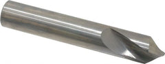 Made in USA - 1/2" Body Diam, 90°, 3" OAL, Solid Carbide Spotting Drill - A1 Tooling