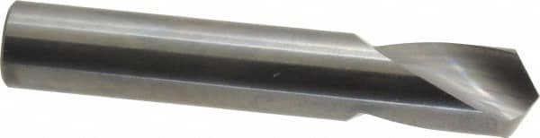 Made in USA - 1/2" Body Diam, 120°, 3" OAL, Solid Carbide Spotting Drill - A1 Tooling