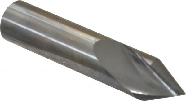 Made in USA - 5/8" Body Diam, 60°, 3" OAL, Solid Carbide Spotting Drill - A1 Tooling