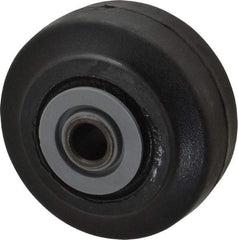 Albion - 3-1/4 Inch Diameter x 1-1/2 Inch Wide, Solid Rubber Caster Wheel - 140 Lb. Capacity, 1-5/8 Inch Hub Length, 1/2 Inch Axle Diameter, Roller Bearing - A1 Tooling