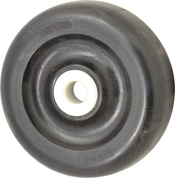 Albion - 4 Inch Diameter x 1-1/4 Inch Wide, Polyolefin Caster Wheel - 300 Lb. Capacity, 1-7/16 Inch Hub Length, 1/2 Inch Axle Diameter, Delrin Bearing - A1 Tooling