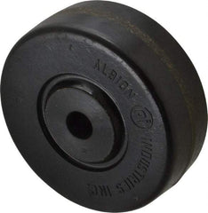 Albion - 3-1/2 Inch Diameter x 1-1/4 Inch Wide, Phenolic Caster Wheel - 400 Lb. Capacity, 1-3/8 Inch Hub Length, 1/2 Inch Axle Diameter, Plain Bearing - A1 Tooling