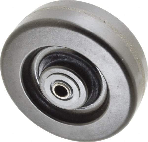 Albion - 6 Inch Diameter x 2 Inch Wide, Phenolic Caster Wheel - 1,200 Lb. Capacity, 2-3/16 Inch Hub Length, 1/2 Inch Axle Diameter, Roller Bearing - A1 Tooling