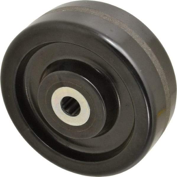 Albion - 8 Inch Diameter x 3 Inch Wide, Phenolic Caster Wheel - 2,500 Lb. Capacity, 3-1/4 Inch Hub Length, 1 Inch Axle Diameter, Roller Bearing - A1 Tooling