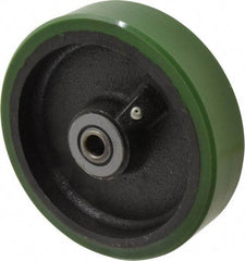 Albion - 6 Inch Diameter x 1-1/2 Inch Wide, Polyurethane Caster Wheel - 840 Lb. Capacity, 2-7/16 Inch Hub Length, 1/2 Inch Axle Diameter, Roller Bearing - A1 Tooling