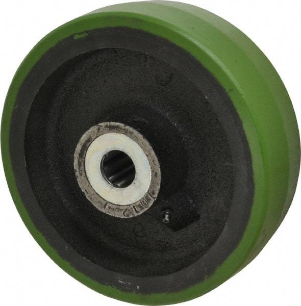 Albion - 8 Inch Diameter x 2-1/2 Inch Wide, Polyurethane Caster Wheel - 2,010 Lb. Capacity, 3-1/4 Inch Hub Length, 1 Inch Axle Diameter, Roller Bearing - A1 Tooling