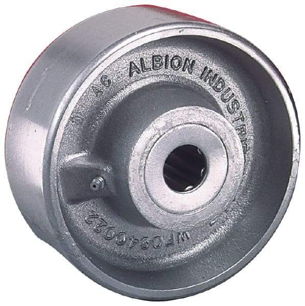 Albion - 6 Inch Diameter x 2-1/2 Inch Wide, Forged Steel Caster Wheel - 4,000 Lb. Capacity, 3-1/4 Inch Hub Length, 1 Inch Axle Diameter, Roller Bearing - A1 Tooling