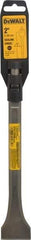 DeWALT - 2" Head Width, 12" OAL, 21/32" Shank Diam, Scaling Chisel - Spline Drive, Spline Shank, Steel - A1 Tooling