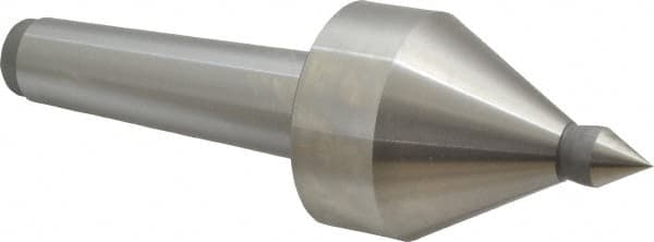 Royal Products - MT4 Taper Shank, 2-1/2" Head Diam 5,000 & 5,685 Lb Capacity Live Center - 4,000 Max RPM, 2.6" Head Length, 5/8" Point Diam, 15/16" Point Len, 685 Lb Max Workpc, 7-15/16" OAL, 5/8" Tip Diam, Long Point - A1 Tooling